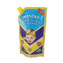 Молоко згущене Первомайськ з цукром  дой пак 290 г