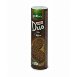 Печиво Gullon Mega Duo темне з шоколадним кремом  500 г