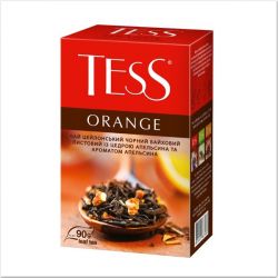 Чай Оrange чорний 90г TESS